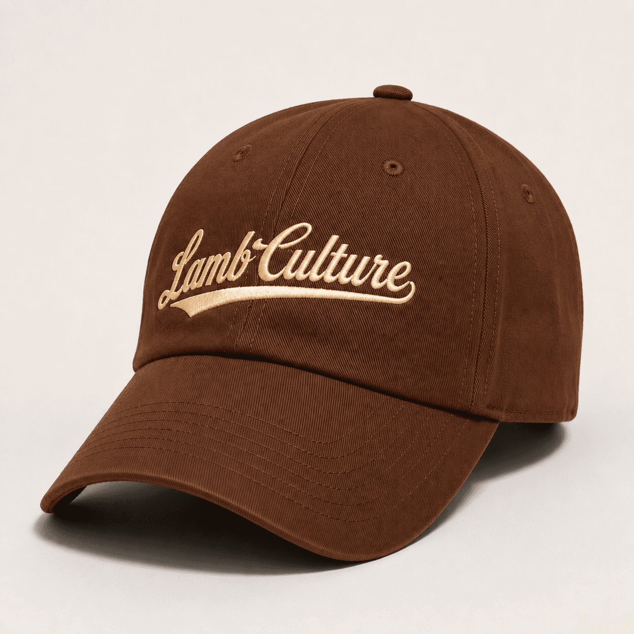 Lamb Culture Signature Hat - Brown - View 1
