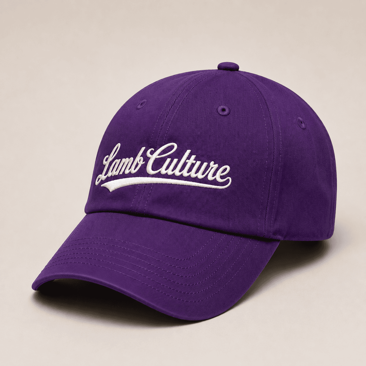 Lamb Culture Signature Hat - Purple - View 1